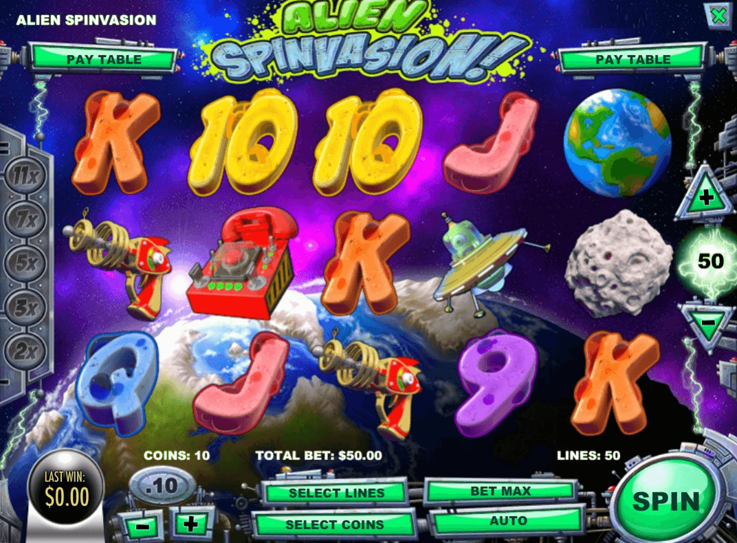 Alien Spinvasion Slot