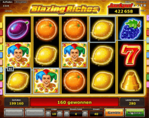 Blazing Riches Ingame Screener