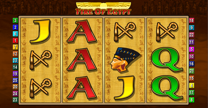 Der Fire of Egypt Slot
