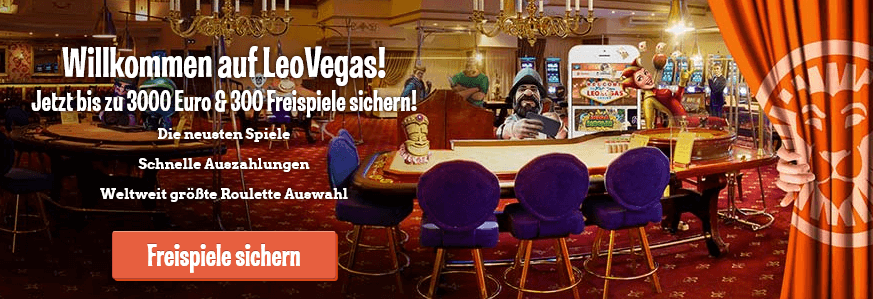 LeoVegas Bonus 3000 Euro