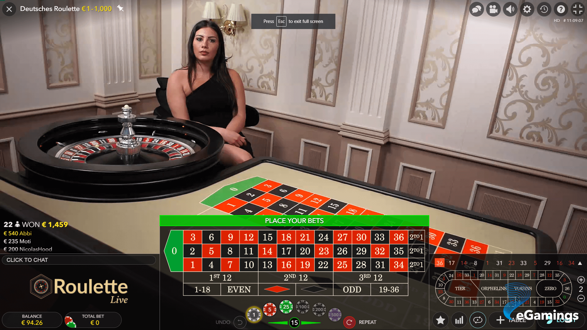 Live Roulette