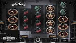 Motörhead Video Slot Ingame Screen