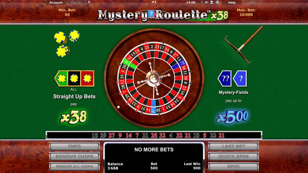 Mystery Roulette x 38