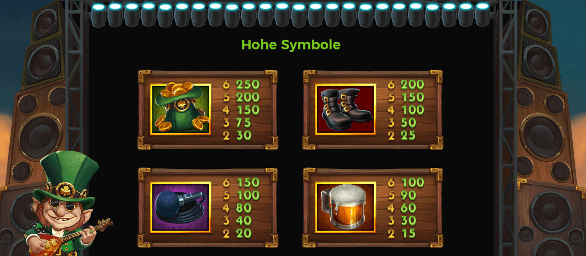 Rainbow Rain Slot Symbole