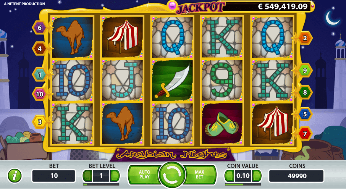 Arabian nights slot