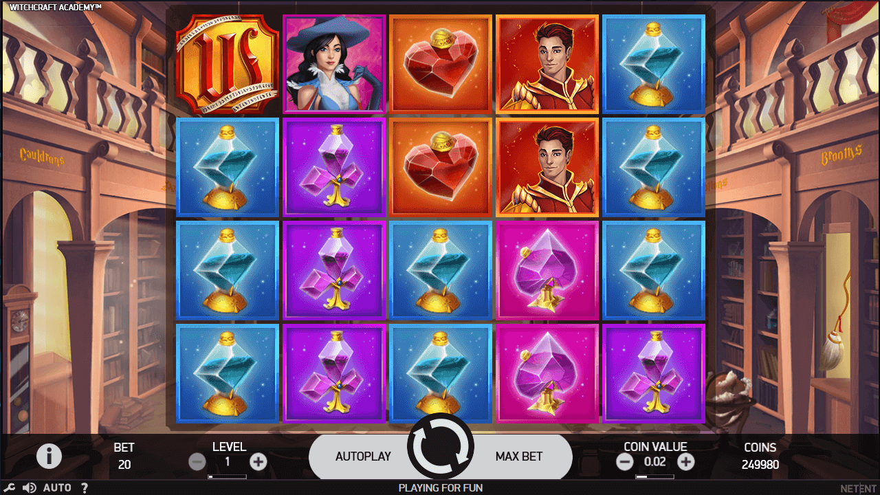 Witchcraft Academy Slot Screenshot