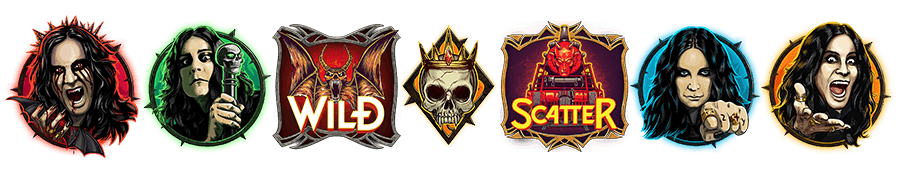 ozzy slot symbols