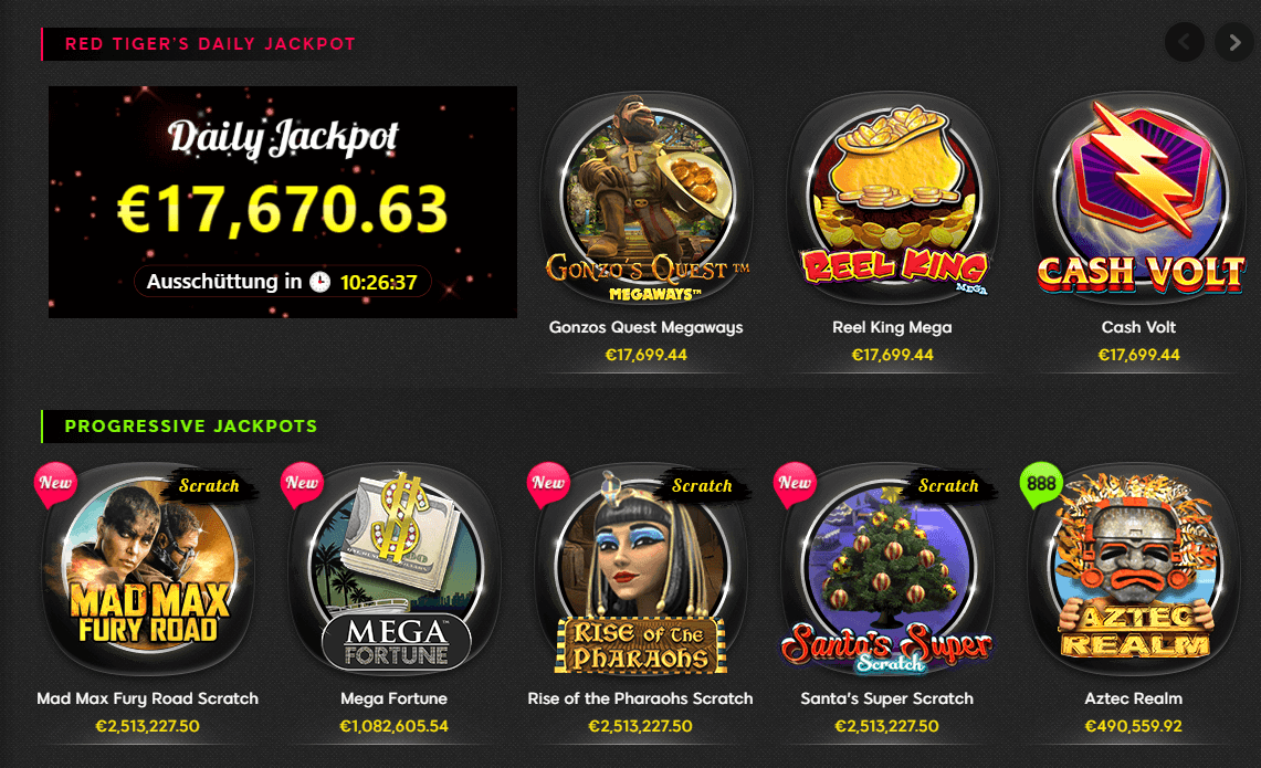 2020 07 31 12 33 24 Jackpot Spiele Progressive Jackpots 888 Casino