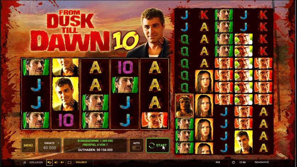 From Dusk Till Dawn Novoline
