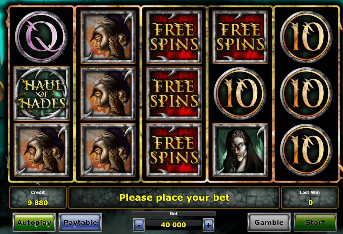 Haul of Hades Freispiele