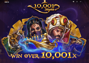 10001 Nights Red Tiger Logo