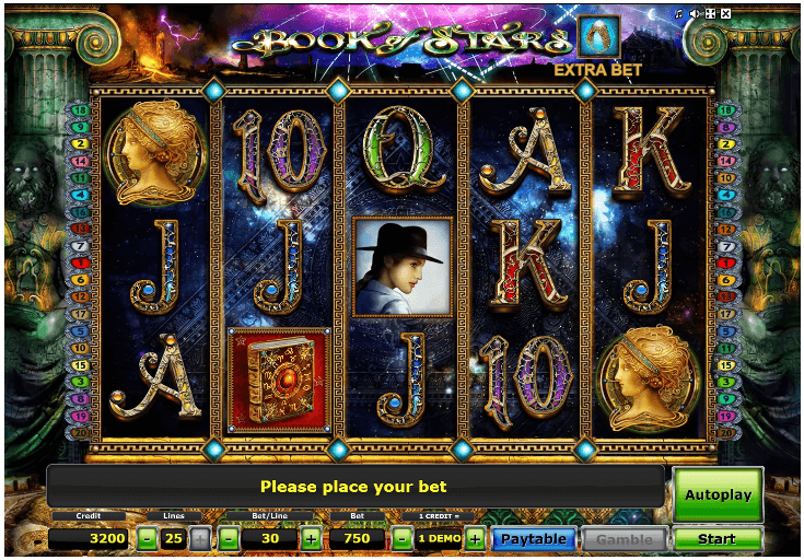 Book of Stars Spielautomat