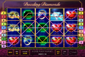 DAZZLING DIAMONDS Gewinnlinien