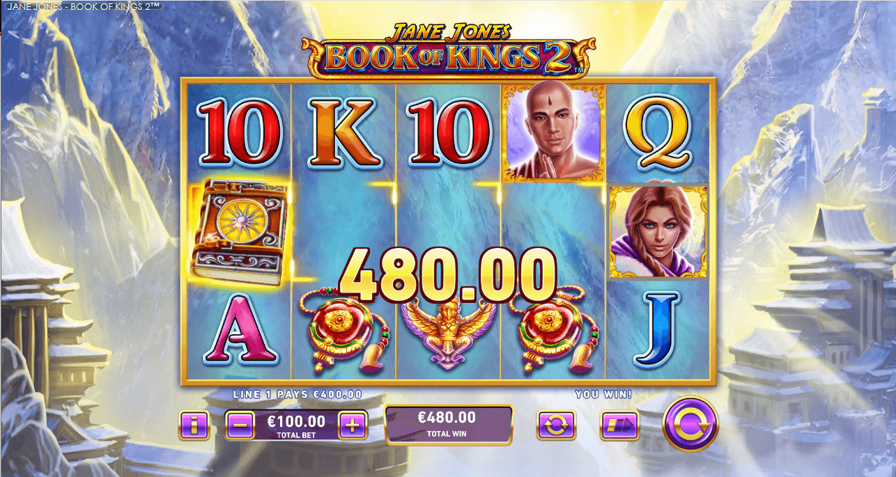 Jane Jones Book of Kings 2 Slot Gewinn