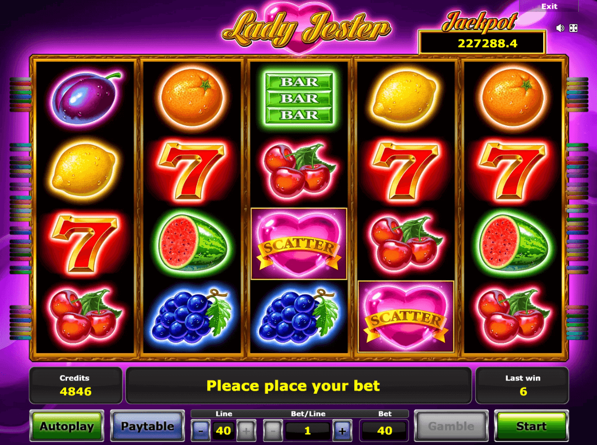 Lady Jester Spielautomat