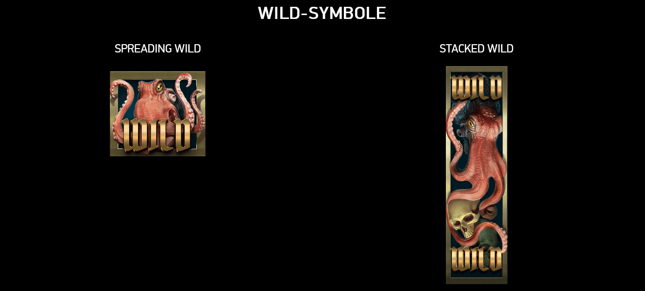 Rage of the Seas Wild Symbole
