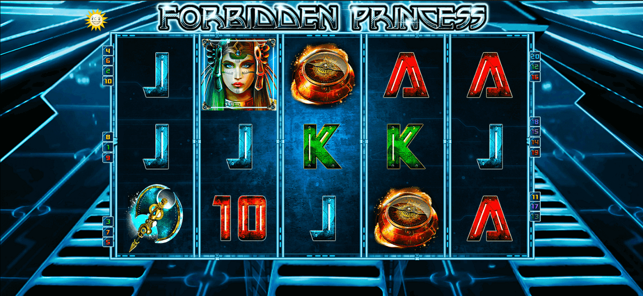 Forbidden Princess Slot Screen