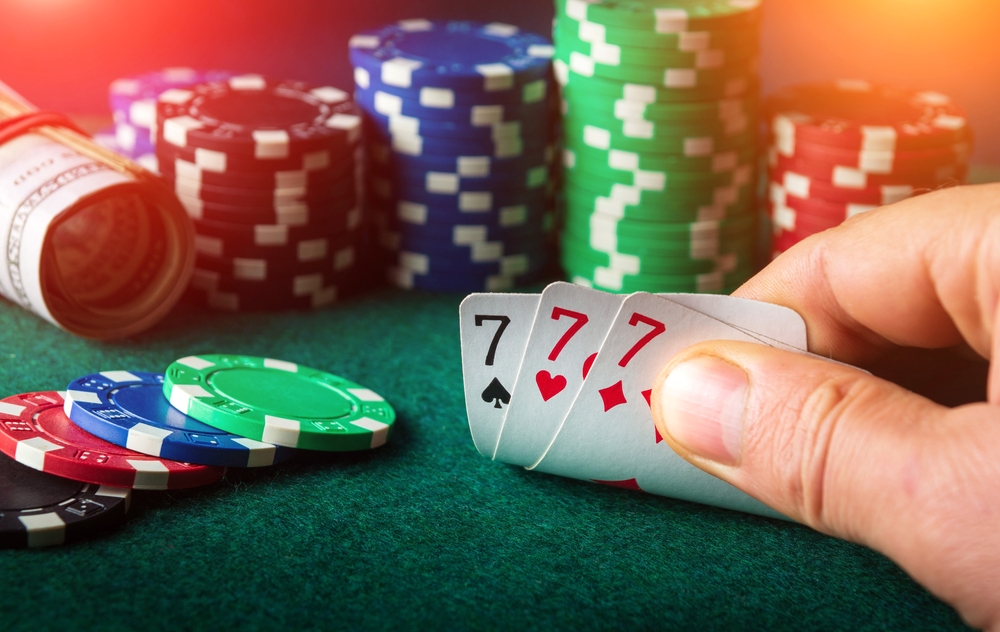 Poker,Cards,With,Three,Of,A,Kind,Or,Set,Combination.