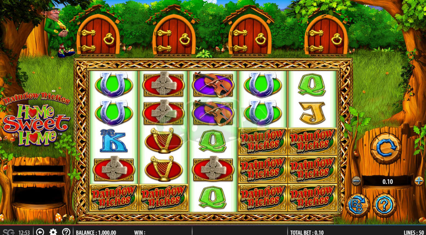 Rainbow Riches Home Sweet Home