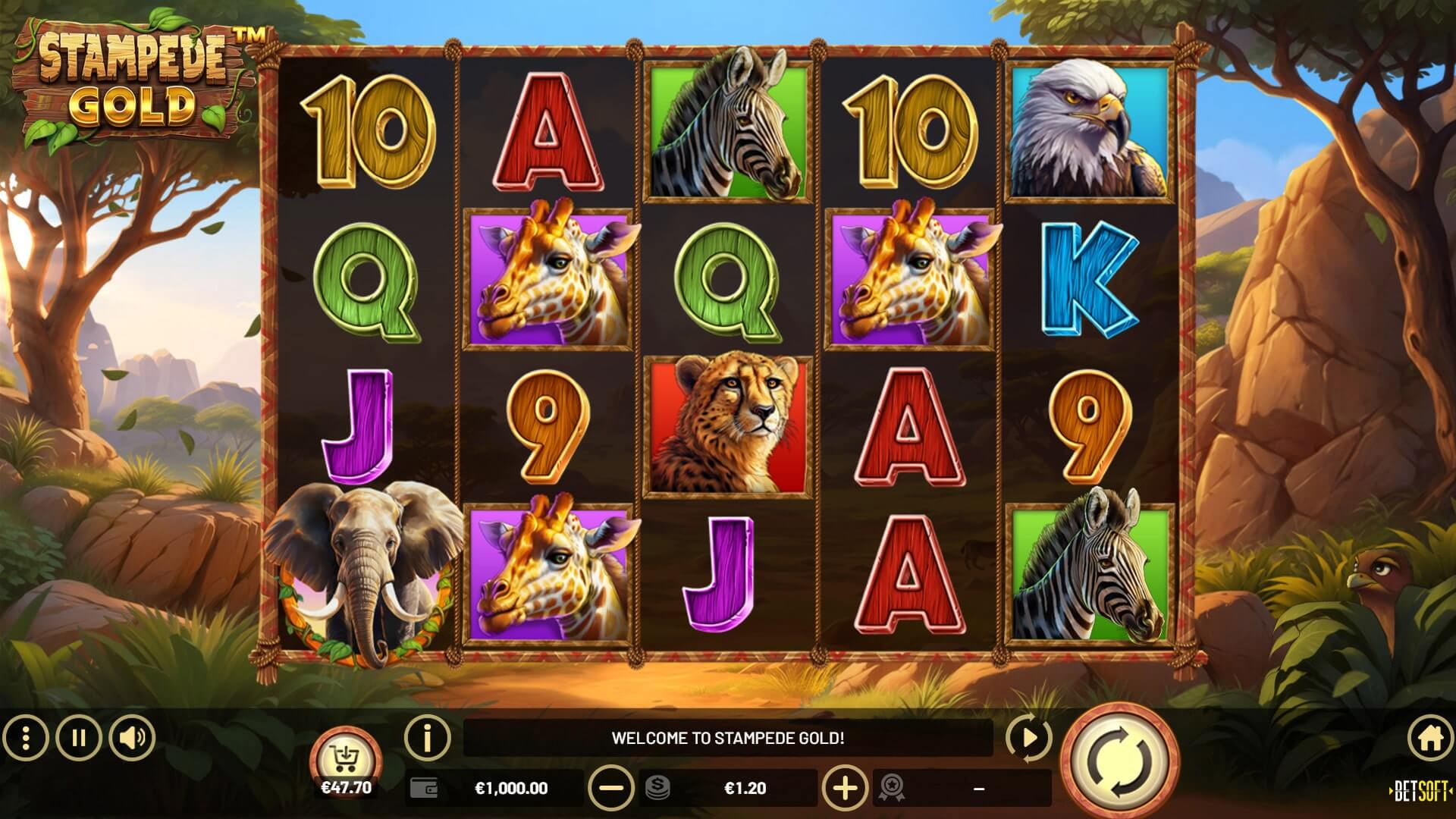 Stampede Slot von Betsoft 2