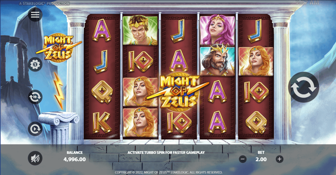 2022 02 03 07 37 42 Might of Zeus Stakelogic Slot