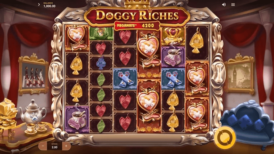 Doggy Riches Megaways Slot von Red Tiger