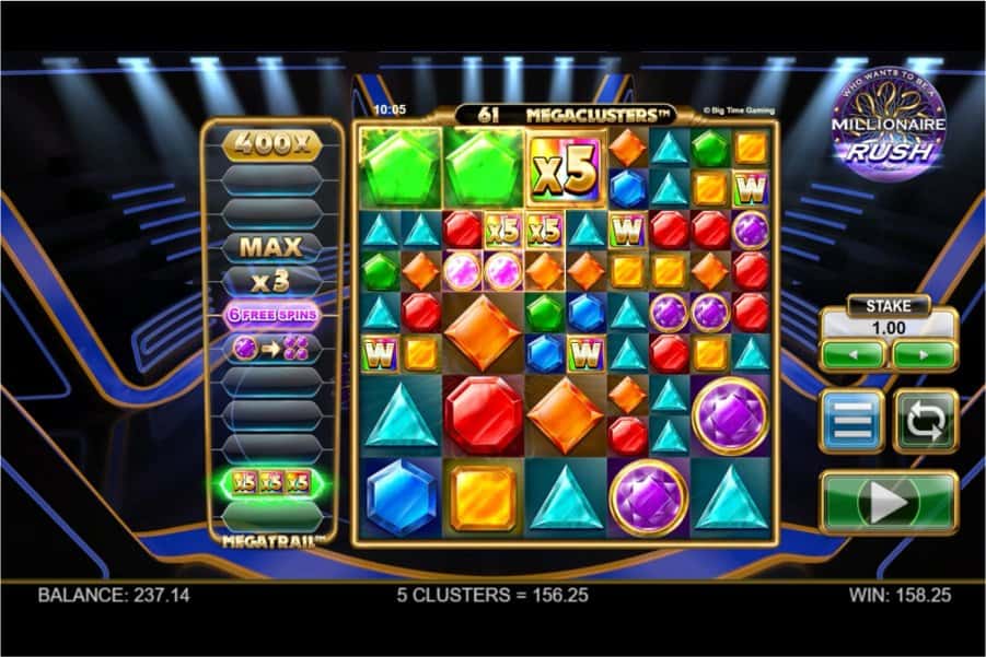 Millionaire Rush Megaclusters