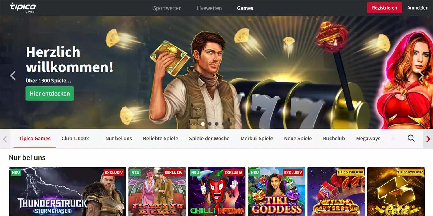 Tipico Spiele