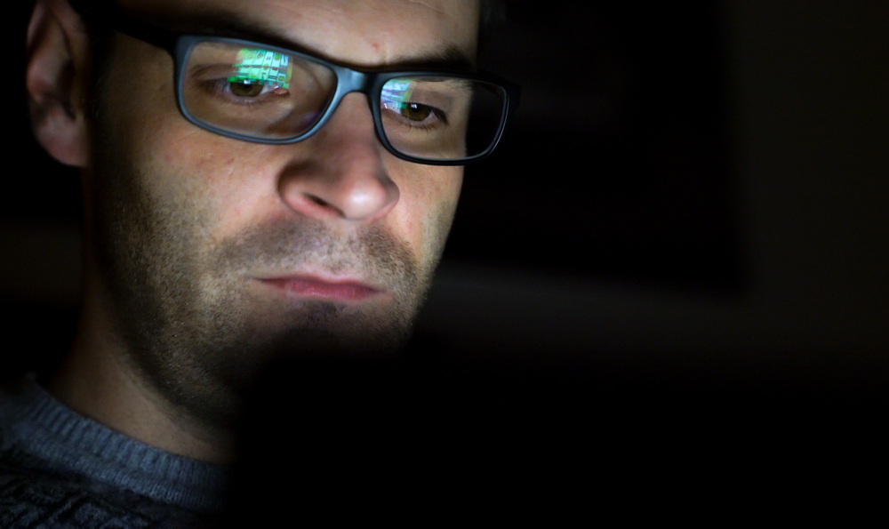 Gambling,Addicted,Man,With,Glasses,In,Front,Of,Online,Casino
