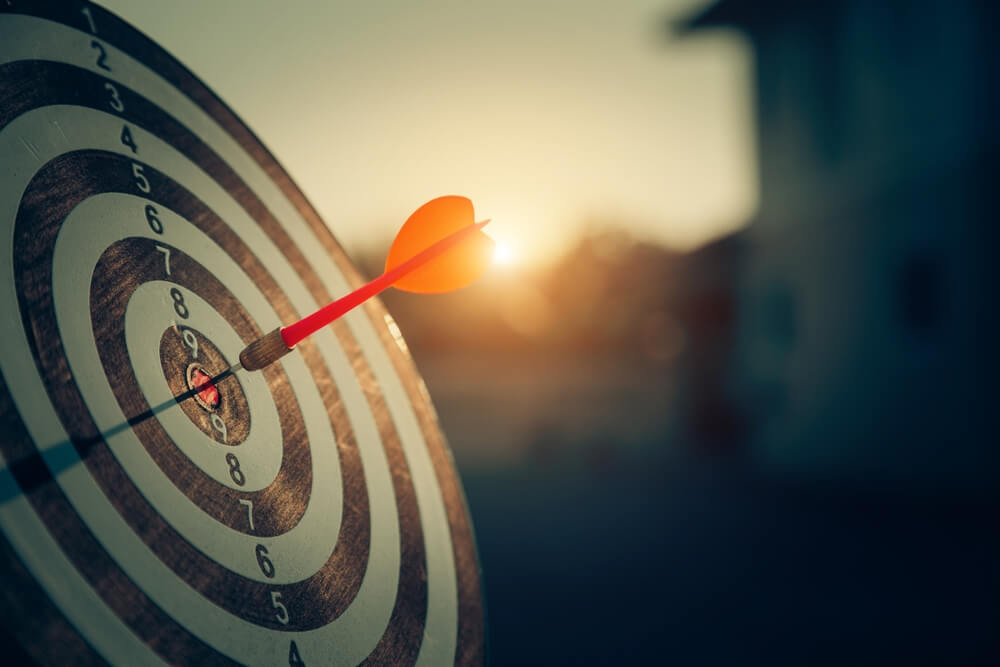 Bullseye,Target,Or,Dart,Board,Has,Red,Dart,Arrow,Throw