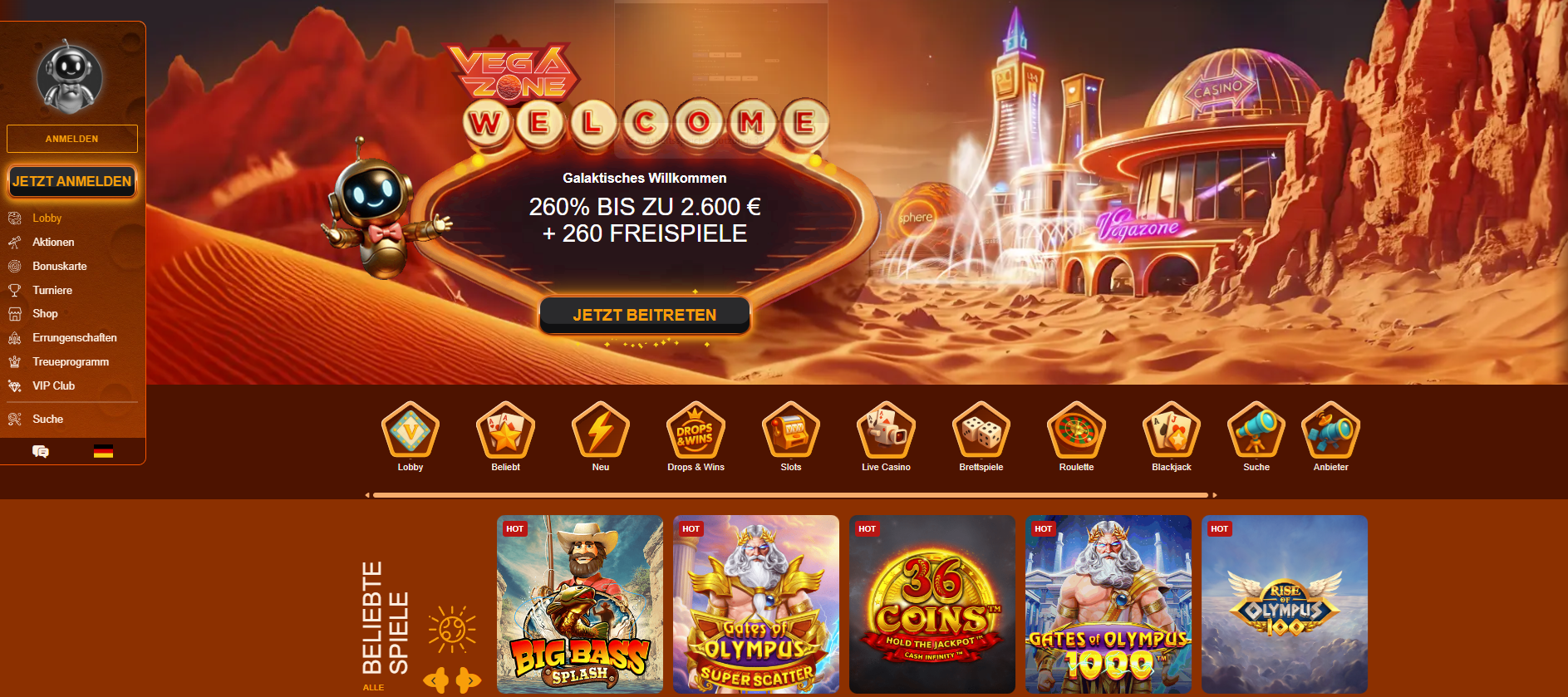 Vegazone Casino